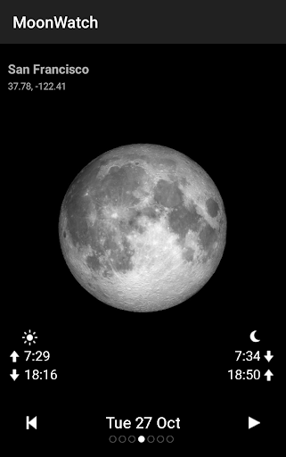 Moon Calendar Watch Bildschirmfoto 1