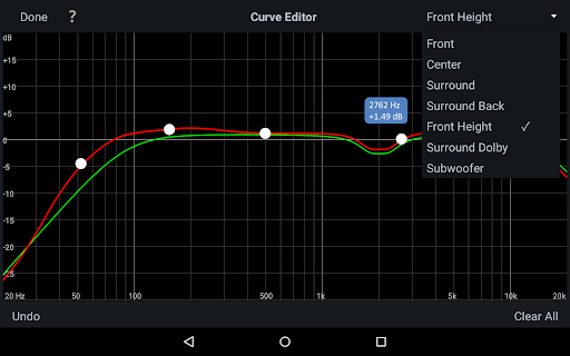 Audyssey MultEQ Editor app Bildschirmfoto 12