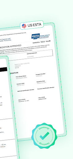 iVisa: Online-Reisevisa Bildschirmfoto 1