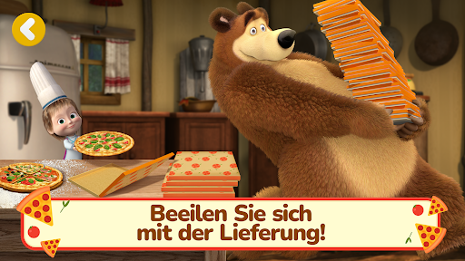 Mascha und der Bär: Pizzeria! Bildschirmfoto 16