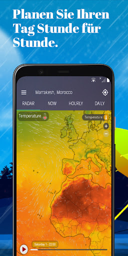 Wetterradar — Sturmkarte Live Bildschirmfoto 2