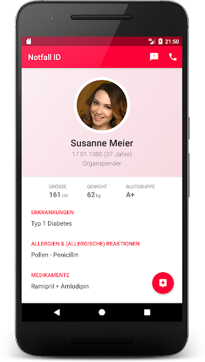 Notfall ID (premium) Bildschirmfoto 1