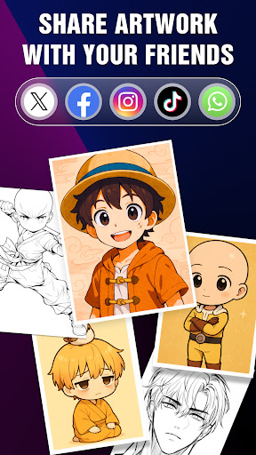 Draw Anime - AR Tracing App Bildschirmfoto 7