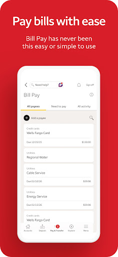 Wells Fargo Mobile® Bildschirmfoto 1