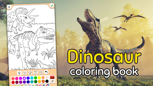 Dinosaurier malen für Kinder Bildschirmfoto 24