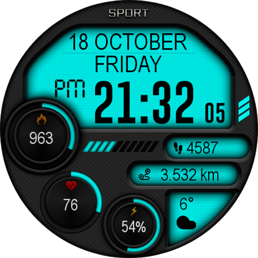 Digital Iwasa Watch Face Bildschirmfoto 6