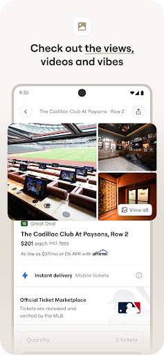 SeatGeek – Tickets to Events Bildschirmfoto 4