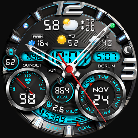 PER32 Ultra Hybrid Watch Face Bildschirmfoto 31
