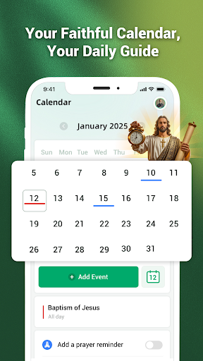 Pray Alarm, Calendar & Bible Bildschirmfoto 3