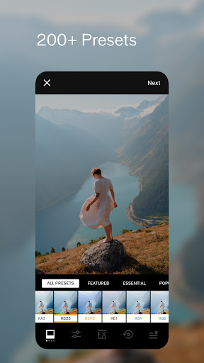 VSCO: Foto- und Video-Editor Bildschirmfoto 1