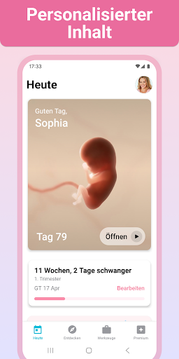 Schwangerschaft + Tracker-App Bildschirmfoto 6