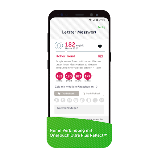 OneTouch Reveal® App Bildschirmfoto 2