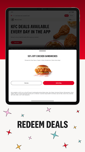 KFC US - Ordering App Bildschirmfoto 1