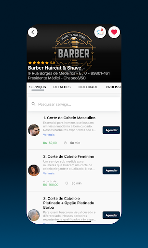 AppBarber: Cliente Bildschirmfoto 3