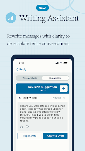 OurFamilyWizard Co-Parent App Bildschirmfoto 1