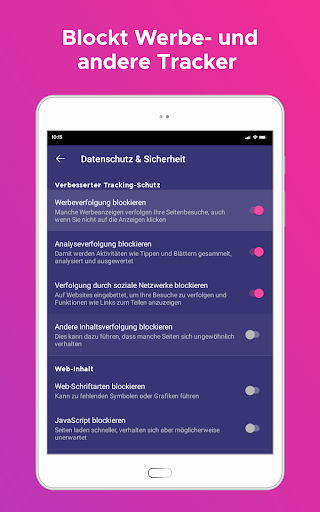Firefox Focus Browser Bildschirmfoto 9
