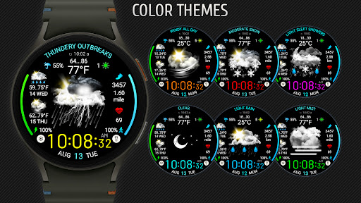 Weather watch face W5.5 Bildschirmfoto 8