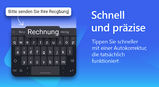 Microsoft SwiftKey KI-Tastatur Bildschirmfoto 2