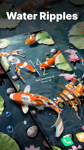 Wellen&3D Live-Hintergrundbild Bildschirmfoto 3