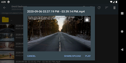 Droid Dashcam - Auto-DVR Bildschirmfoto 3