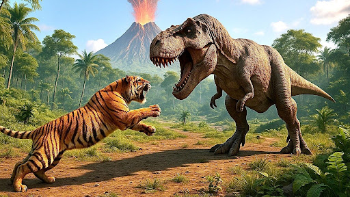 Jurassic Clash Wild Primal Sim Bildschirmfoto 6