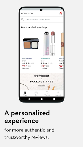 Nordstrom Bildschirmfoto 1