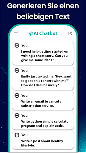 KI-Chat-App – KI-Chatbot Bildschirmfoto 7