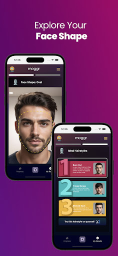 Moggr - Haircut & Looksmax AI Bildschirmfoto 1