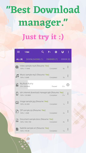 1DM+: Browser & Video Download Bildschirmfoto 1