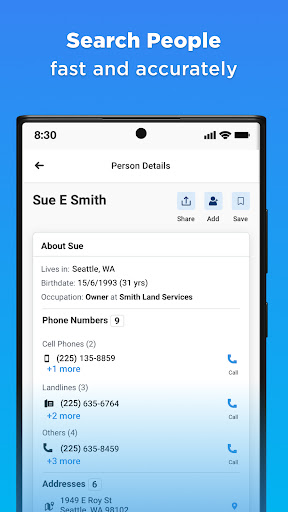 Whitepages Search, Find People Bildschirmfoto 1