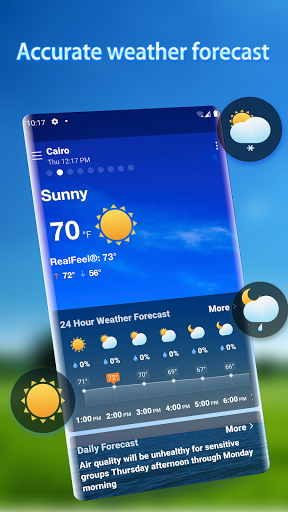 Wettervorhersage - Widget Bildschirmfoto 3