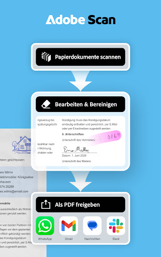 Adobe Scan KI-PDF Scanner, OCR Bildschirmfoto 12