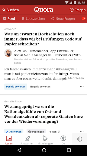 Quora Bildschirmfoto 1