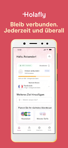 Holafly eSIM Unbegrenzte Daten Bildschirmfoto 3