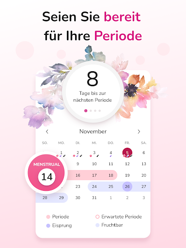 Periodenkalender - Zyklus Bildschirmfoto 21