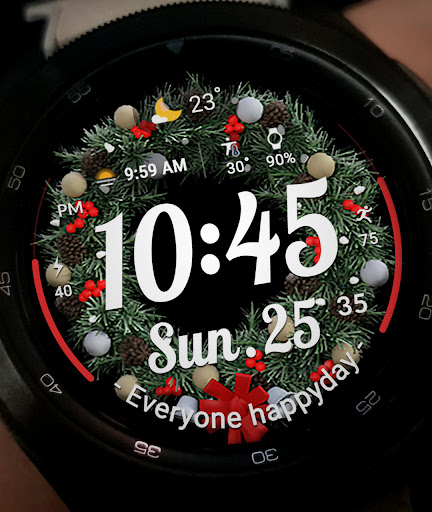 ACRO Happy Christmas Watchface Bildschirmfoto 7