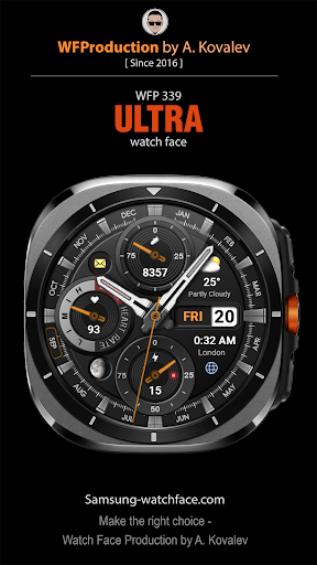 WFP 339 Ultra watch face Bildschirmfoto 6