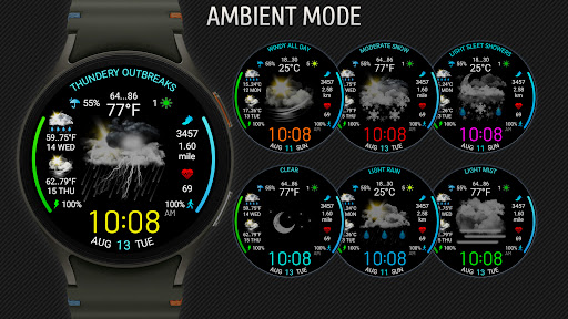Weather watch face W5.5 Bildschirmfoto 4