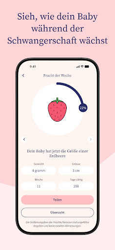 Preglife - Schwangerschaftsapp Bildschirmfoto 2