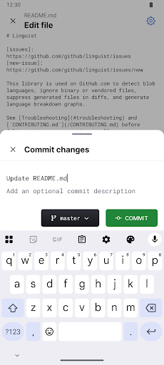 GitHub Bildschirmfoto 6