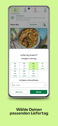HelloFresh: Kochbox & Rezepte Bildschirmfoto 1