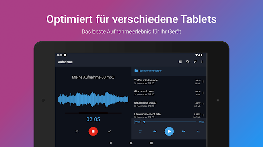 Stimmrekorder Plus Profi Bildschirmfoto 12