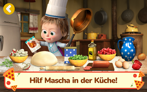 Mascha und der Bär: Pizzeria! Bildschirmfoto 17