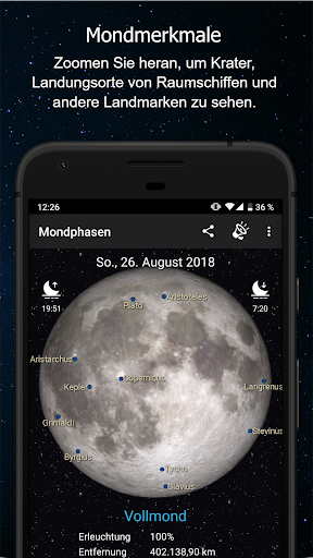 Mondphasen Pro Bildschirmfoto 3