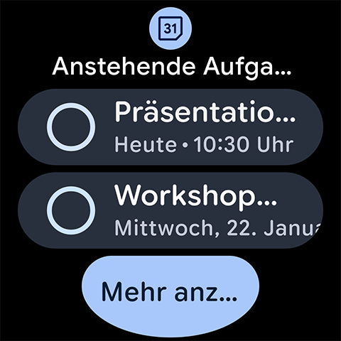 Google Kalender Bildschirmfoto 6