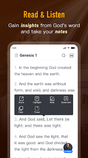Bible Daily, KJV Bible + Audio Bildschirmfoto 3