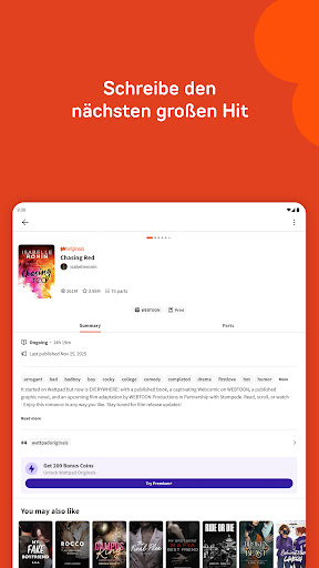 Wattpad - Wo Geschichten leben Bildschirmfoto 4