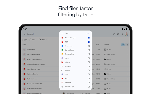 Google Drive Bildschirmfoto 9