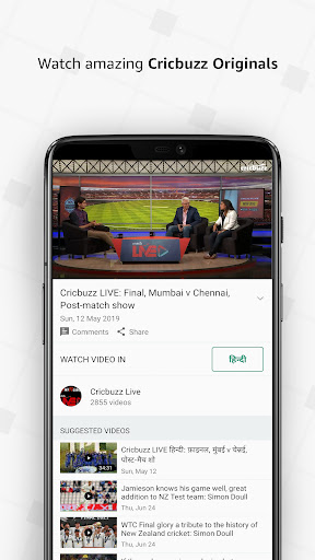 Cricbuzz - Live Cricket Scores Bildschirmfoto 8