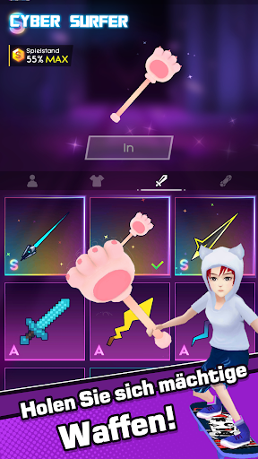 Cyber Surfer : Musik-Abenteuer Bildschirmfoto 2
